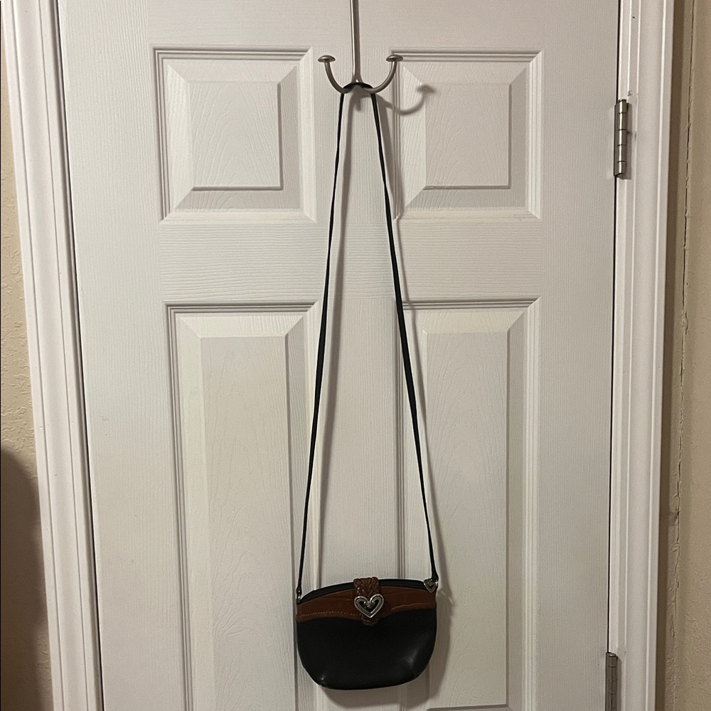 Brighton Black and Brown Leather Bag
